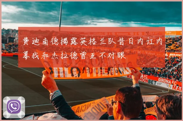 费迪南德揭露英格兰队昔日内讧内幕我和杰拉德曾互不对眼